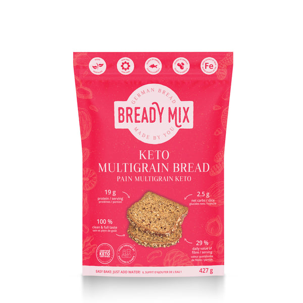Bready Mix Keto Multigrain Bread Front Mockup