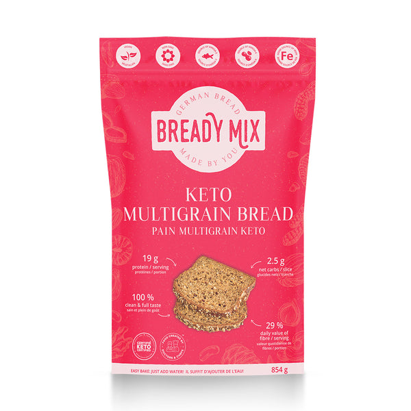 Bready Mix Keto Multigrain Bread Double Pack Front Mockup