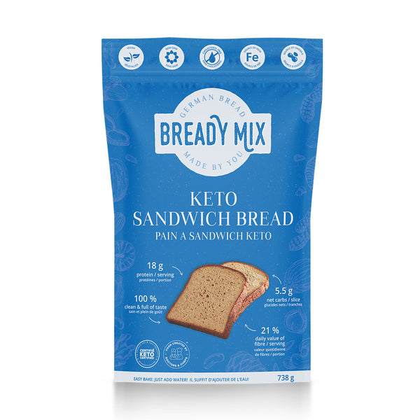 Bready Mix Keto Sandwich Bread Double Pack Front Mockup